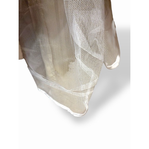 Vintage Jovani Evening Gown US Women's M/L Brown Tan Beaded Lace Mother of Bride - Picture 7 of 16